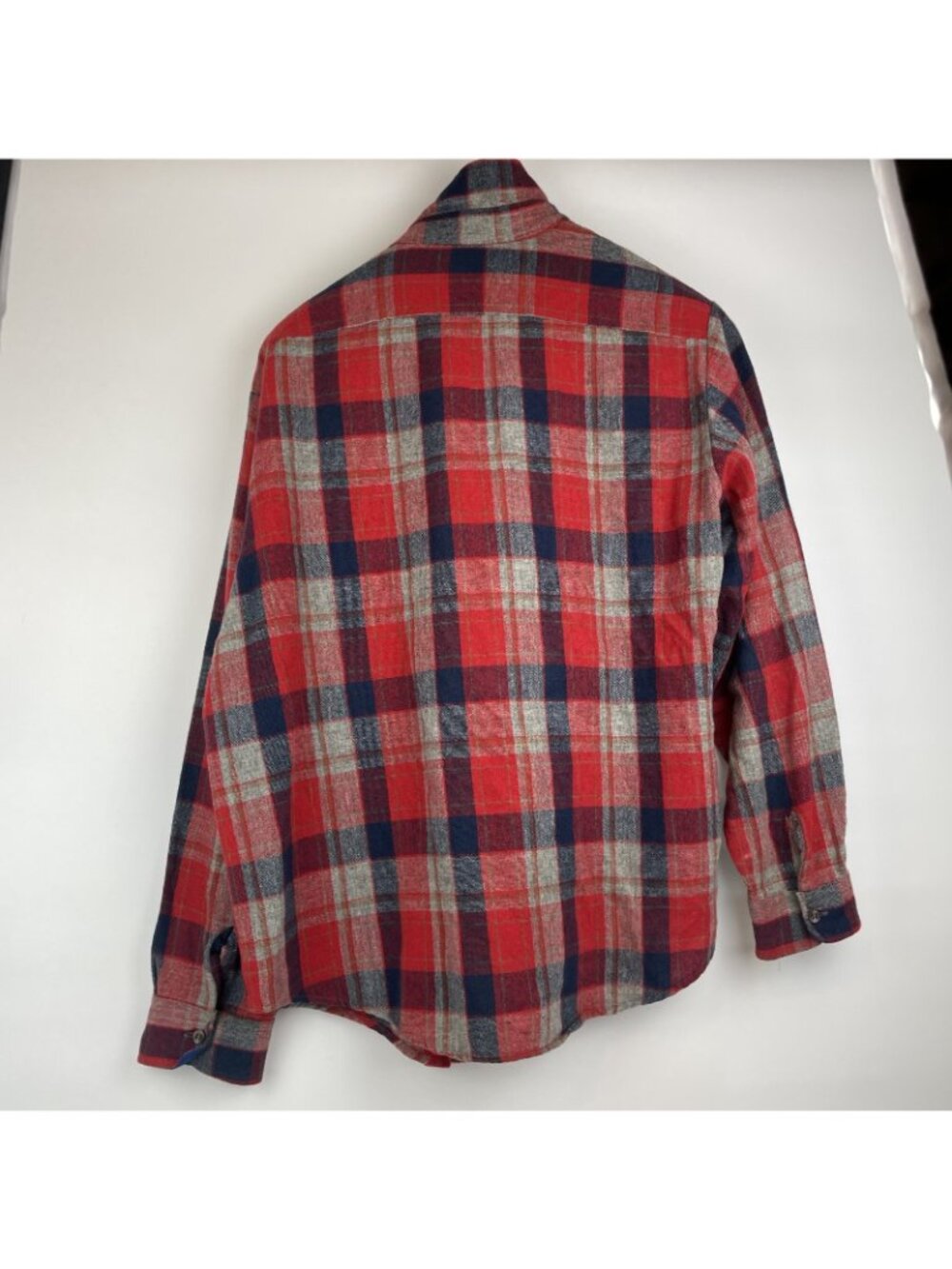 Vintage Polo Ralph Lauren Wool Flannel Shirt – Men’s XL Plaid Button-Down 90s - Picture 6 of 6